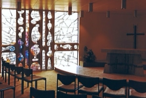 Gesamtkunstwerk der Krankenhauskapell Duisburg Farn